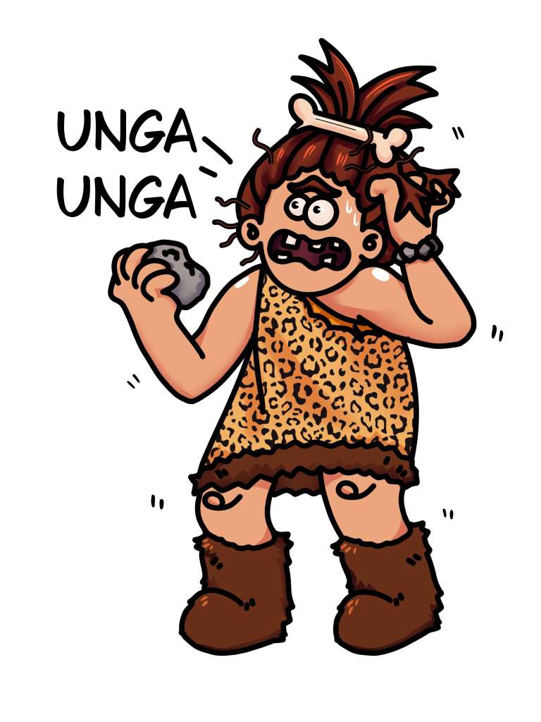 Illustration of UNGA! UNGA!, the Survival Voice